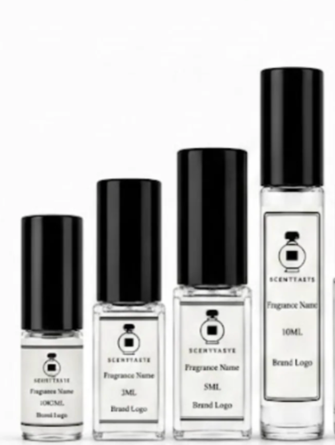 ScentTaste decant bottles in assorted sizes
