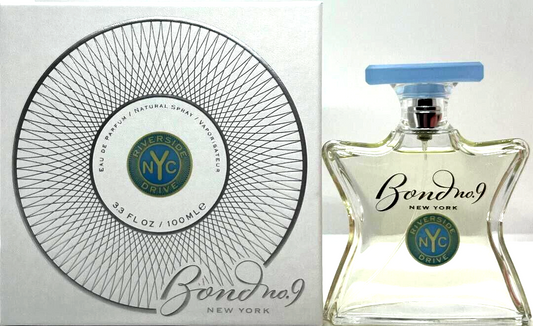 BOND NO. 9 RIVERSIDE DRIVE TESTER 3.4 EAU DE PARFUM SPRAY.